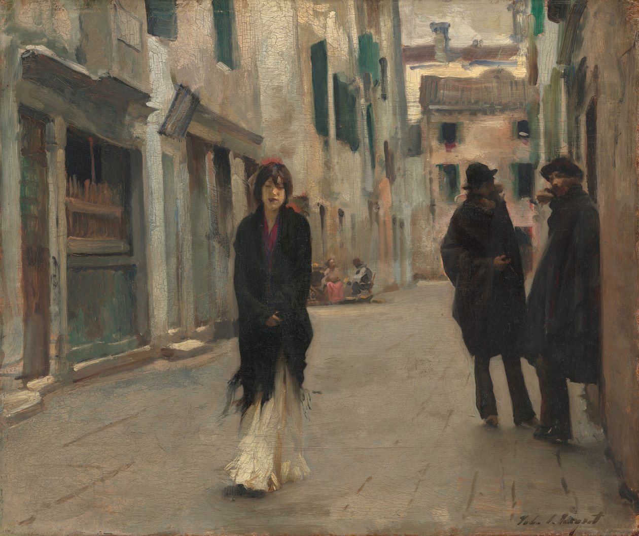 Calle en Venecia de John Singer Sargent