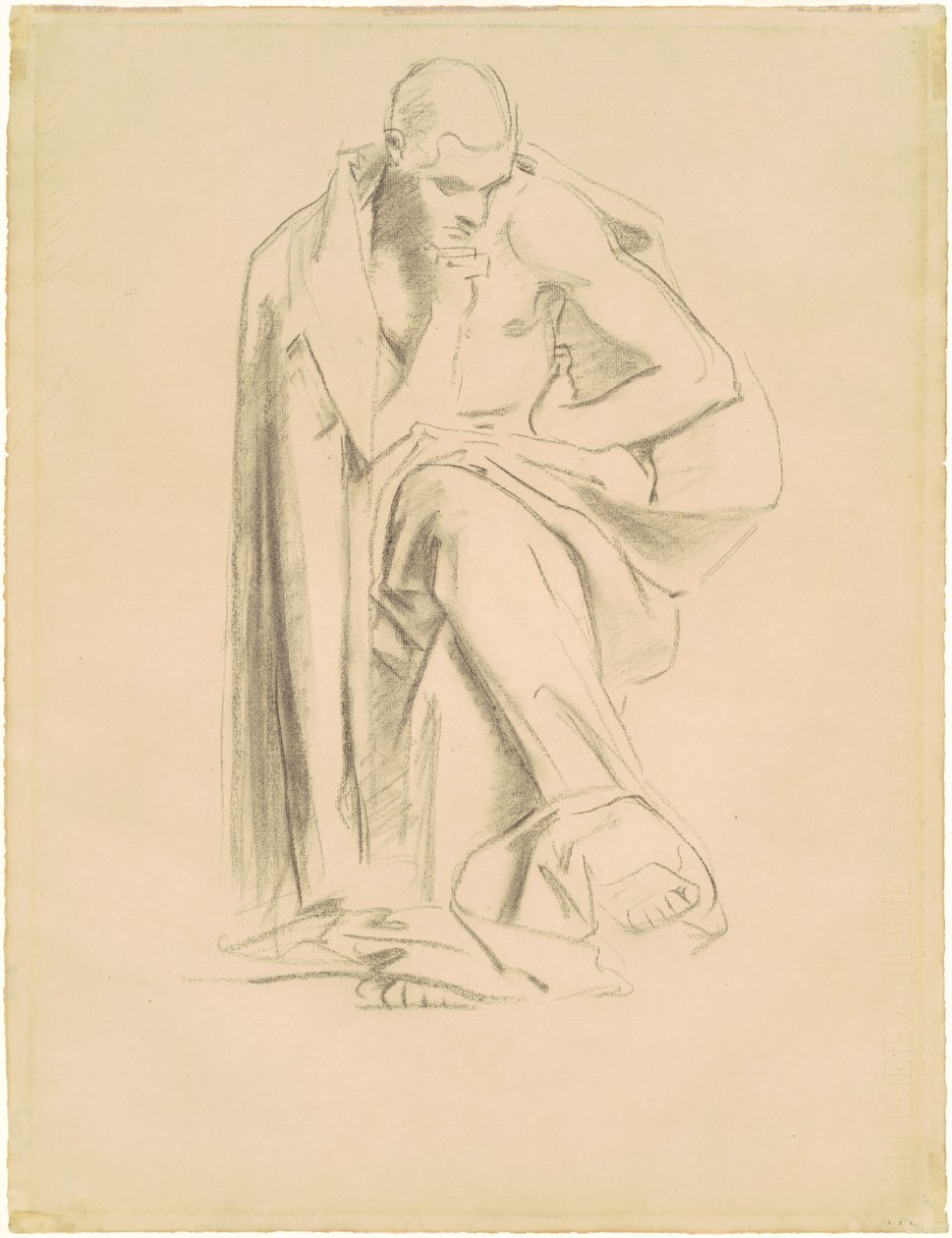 Estudio para Filosofía, 1922-1925 de John Singer Sargent