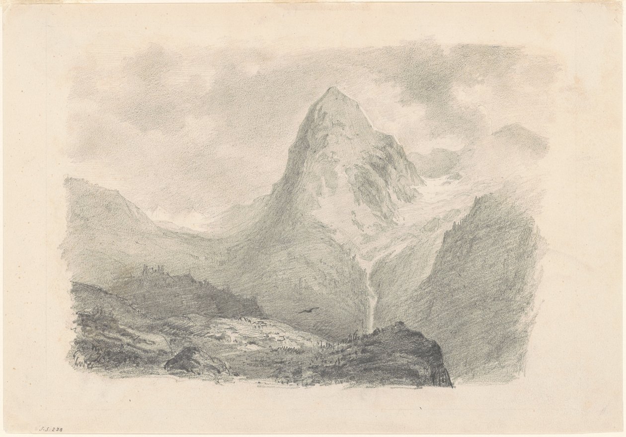 Los Alpes [recto] de John Singer Sargent