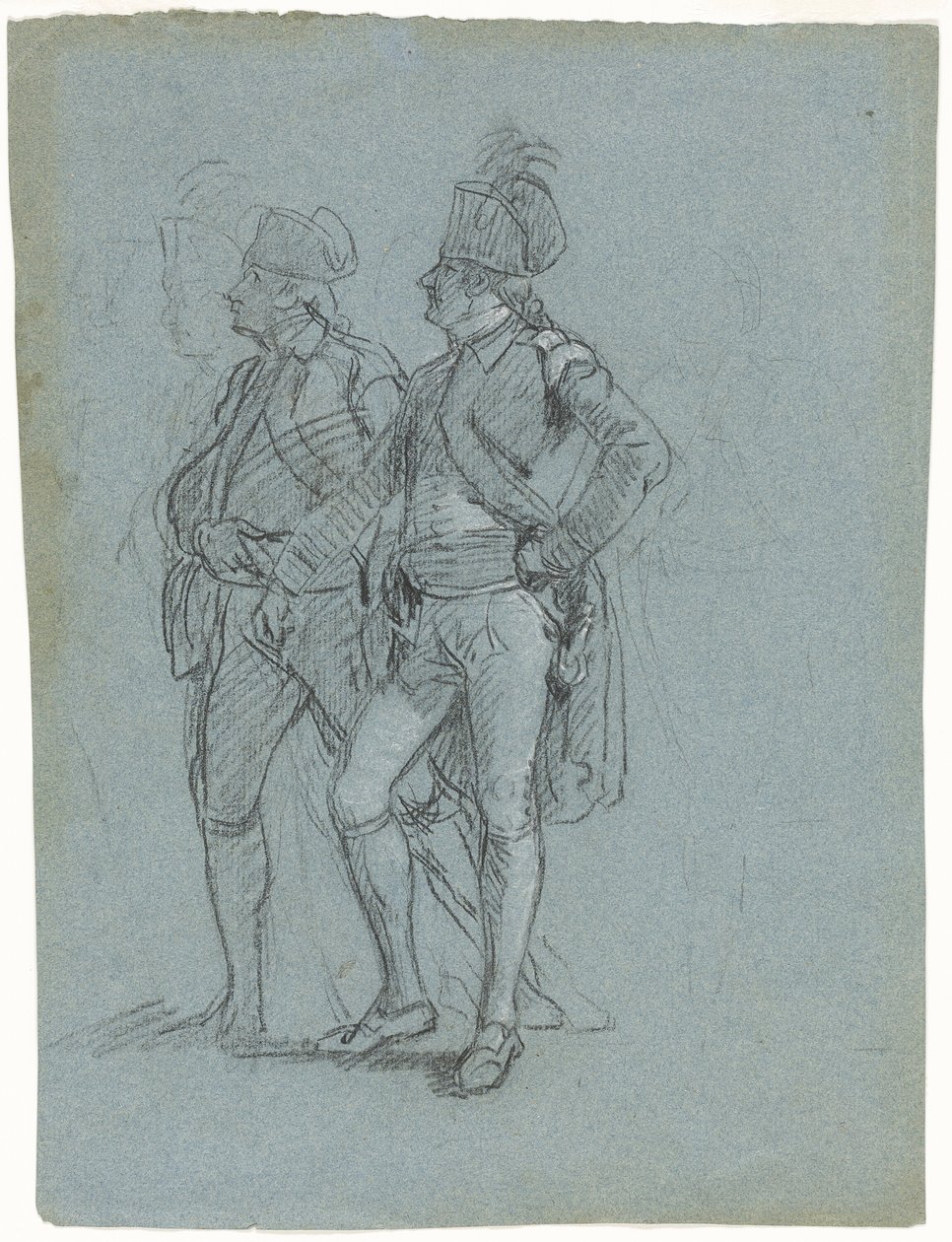 Boceto para "Sitio de Gibraltar" de John Singleton Copley