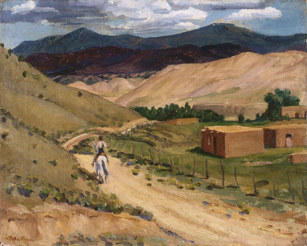 Camino a Chimayo de John French Sloan