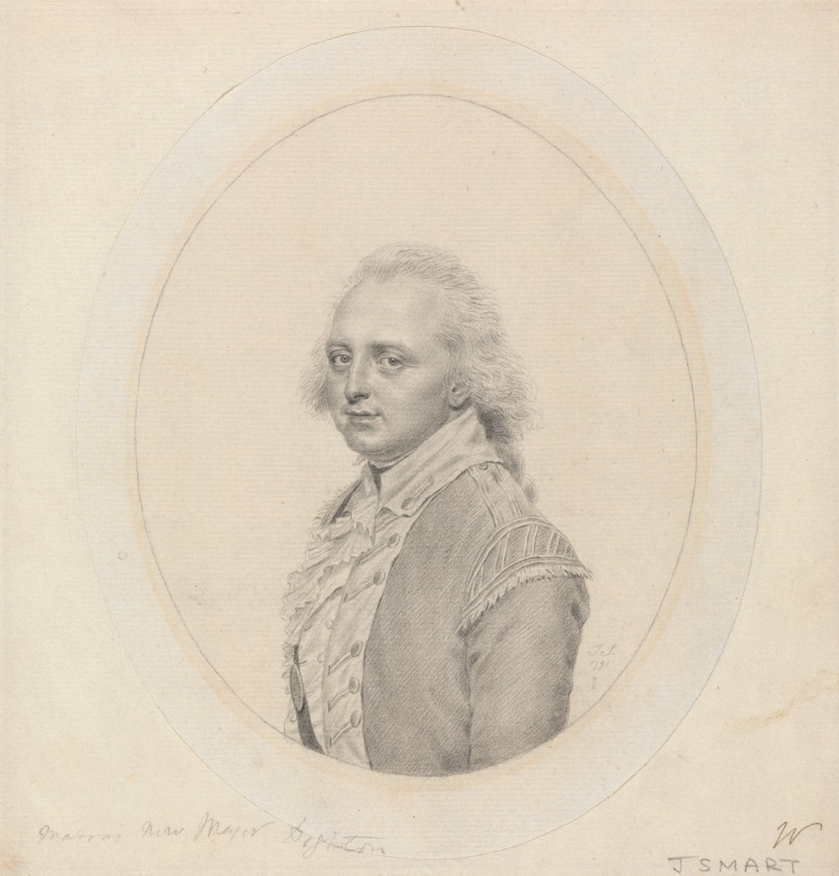 Retrato del teniente John Dighton de John Smart