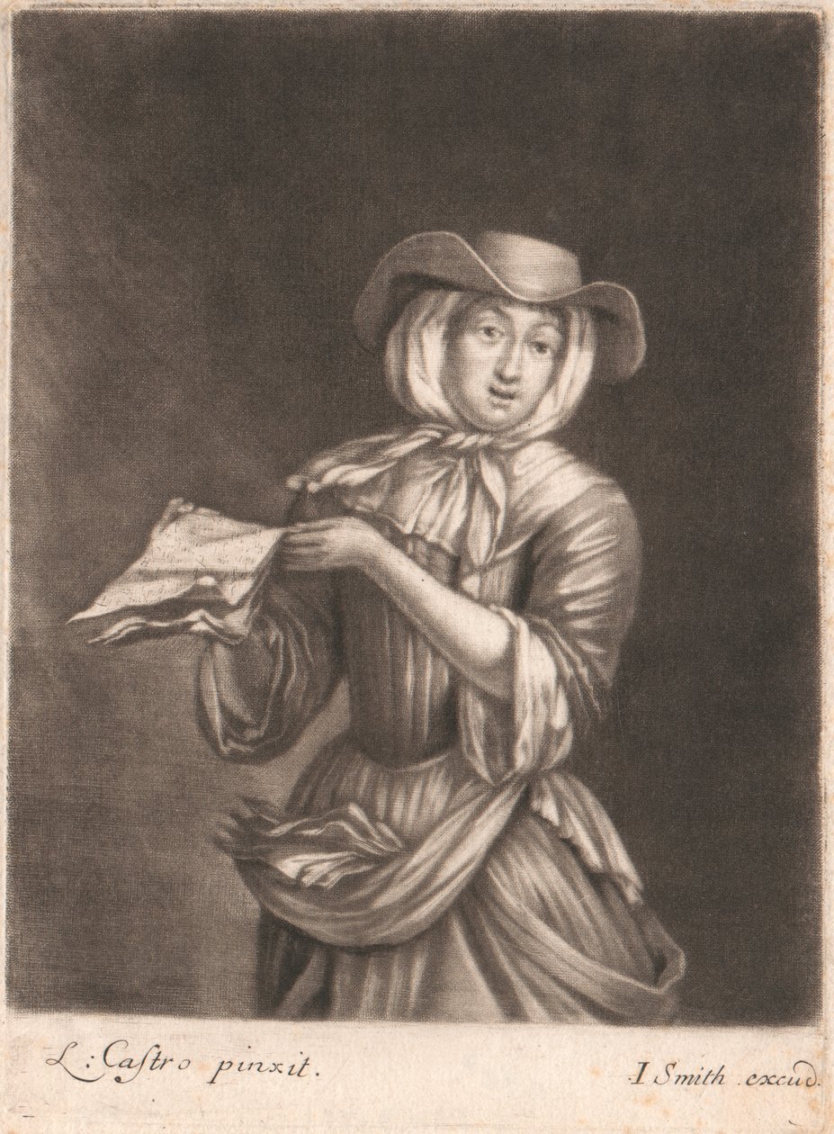 Mujer vendiendo música de John Smith