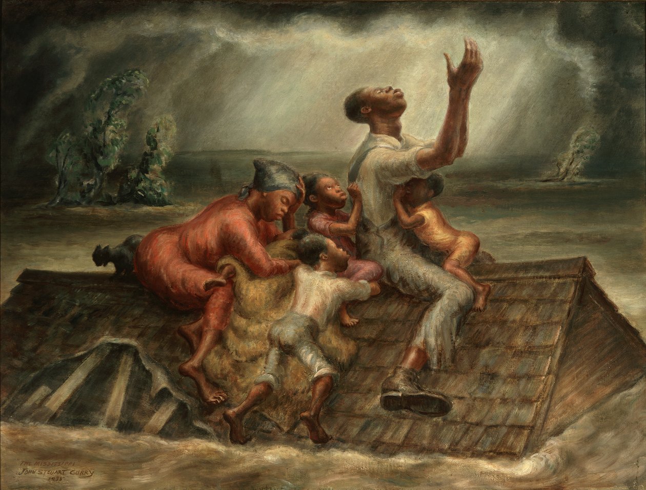 El Mississippi de John Steuart Curry