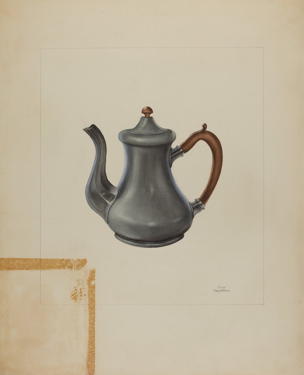 Tetera de peltre, 1935-1942 de John Tarantino