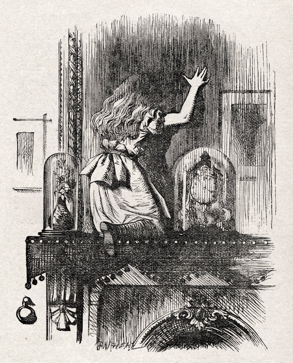 A través del espejo de John Tenniel