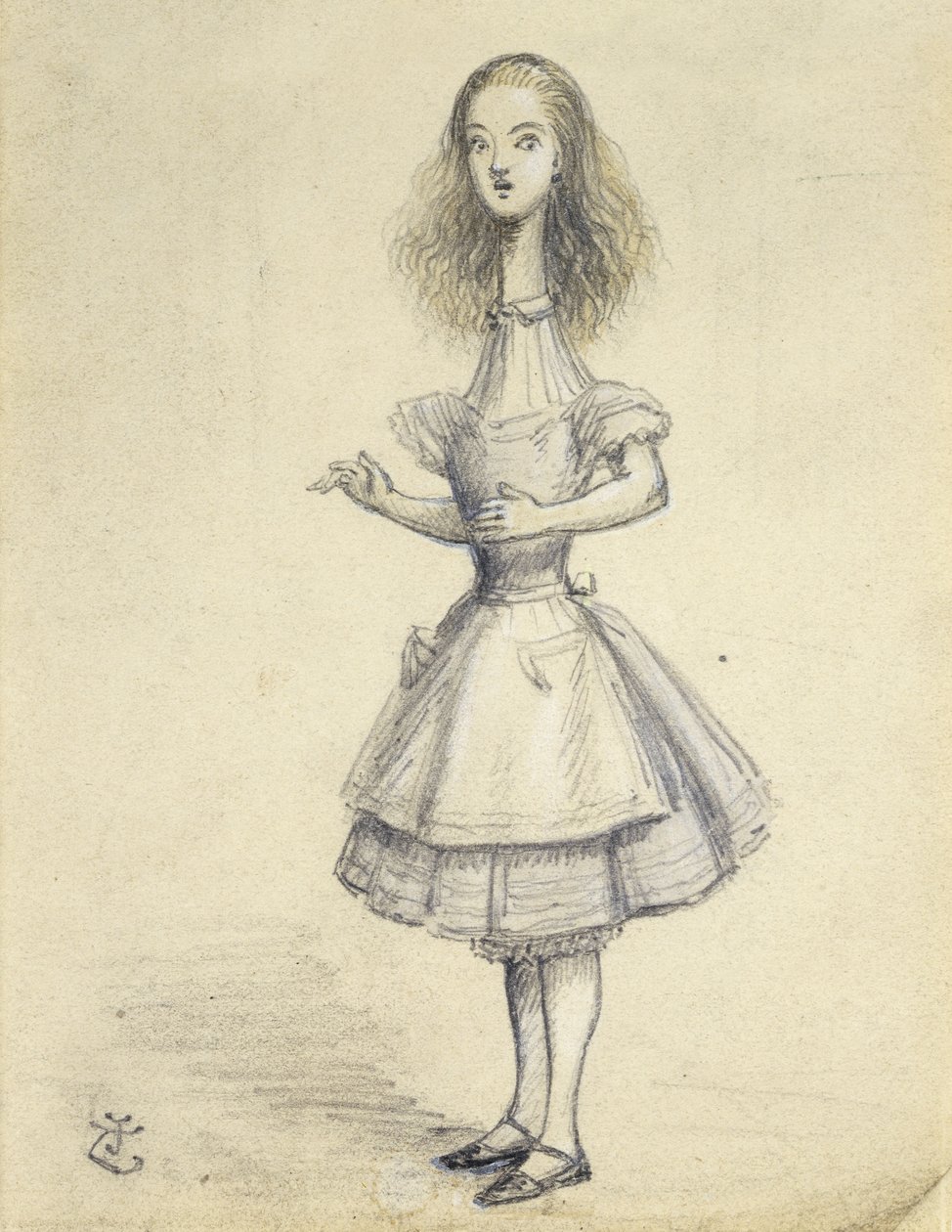 "Curioser and Curioser" de John Tenniel