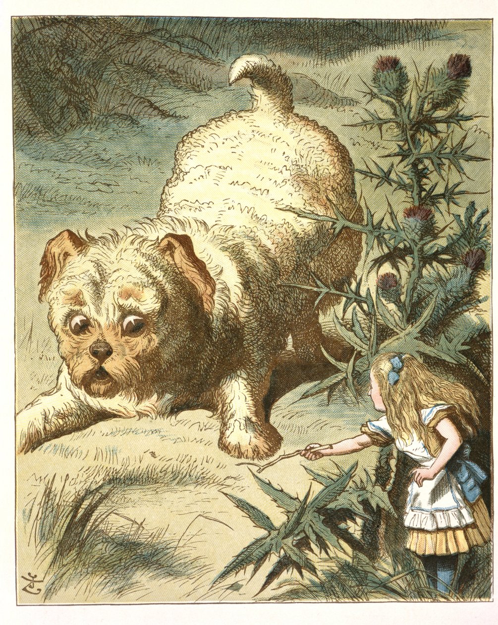 Dash el cachorro de John Tenniel