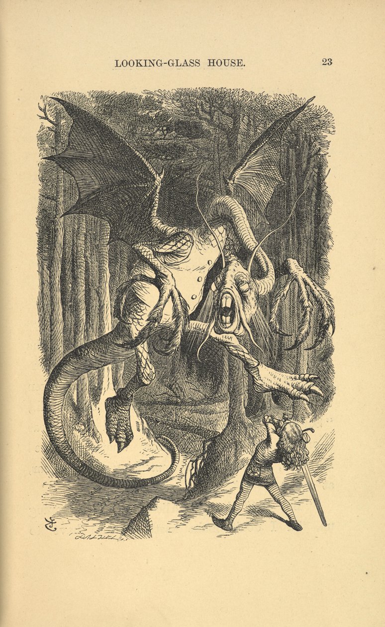 La Jabberwocky. de John Tenniel