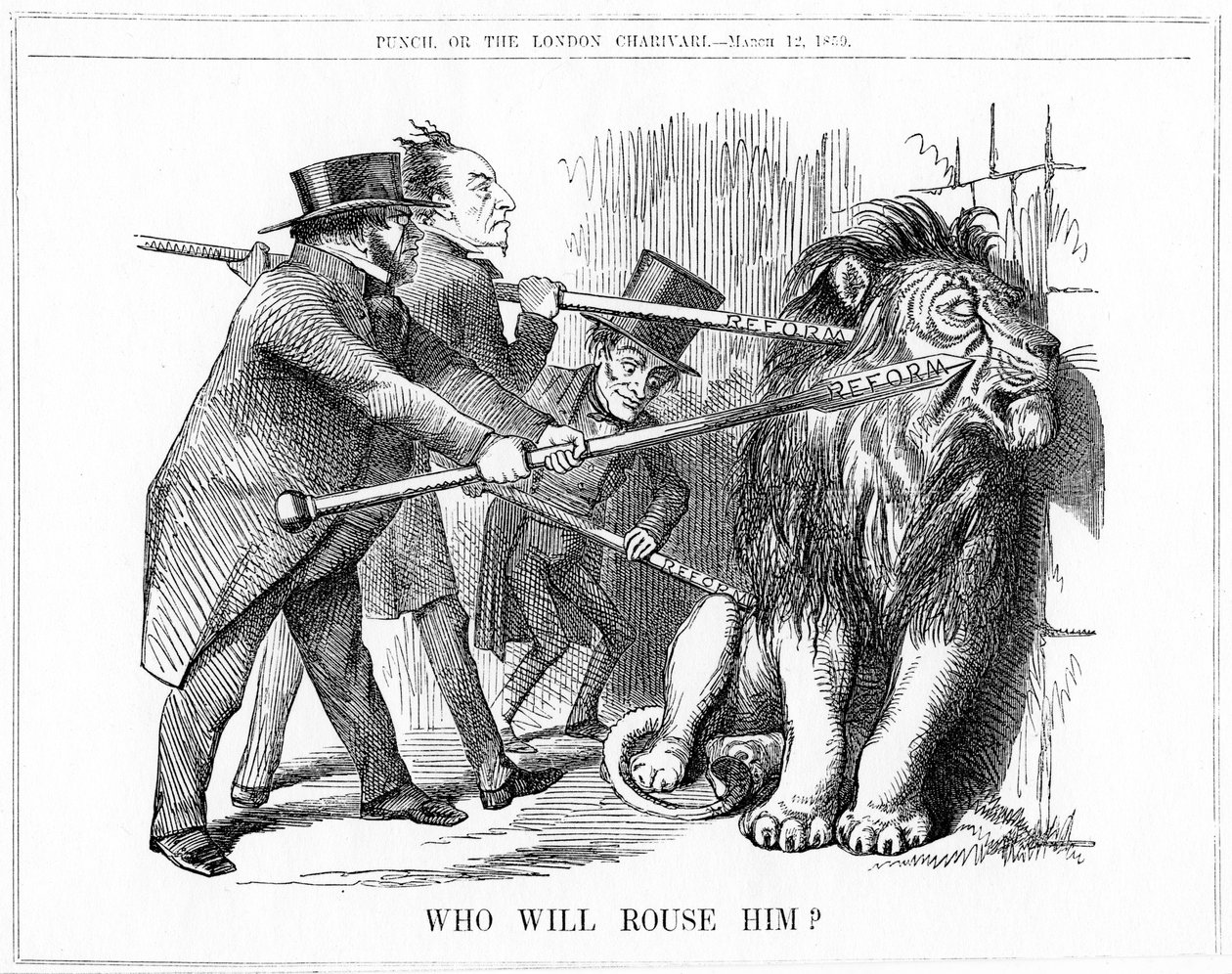 ¿Quién lo despertará? 1859 de John Tenniel