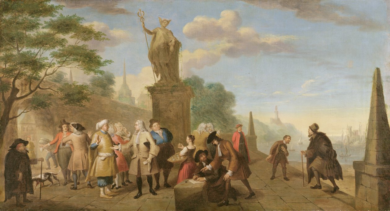 Alegoría del comercio, 1743 de John Theodore Heins