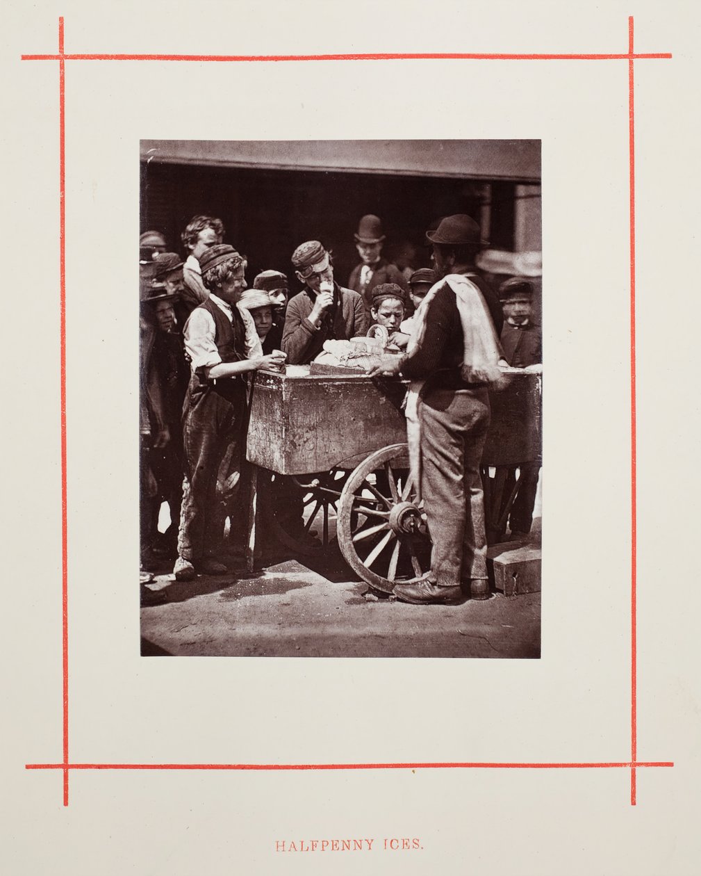 Helados de medio penique, 1877 de John Thomson