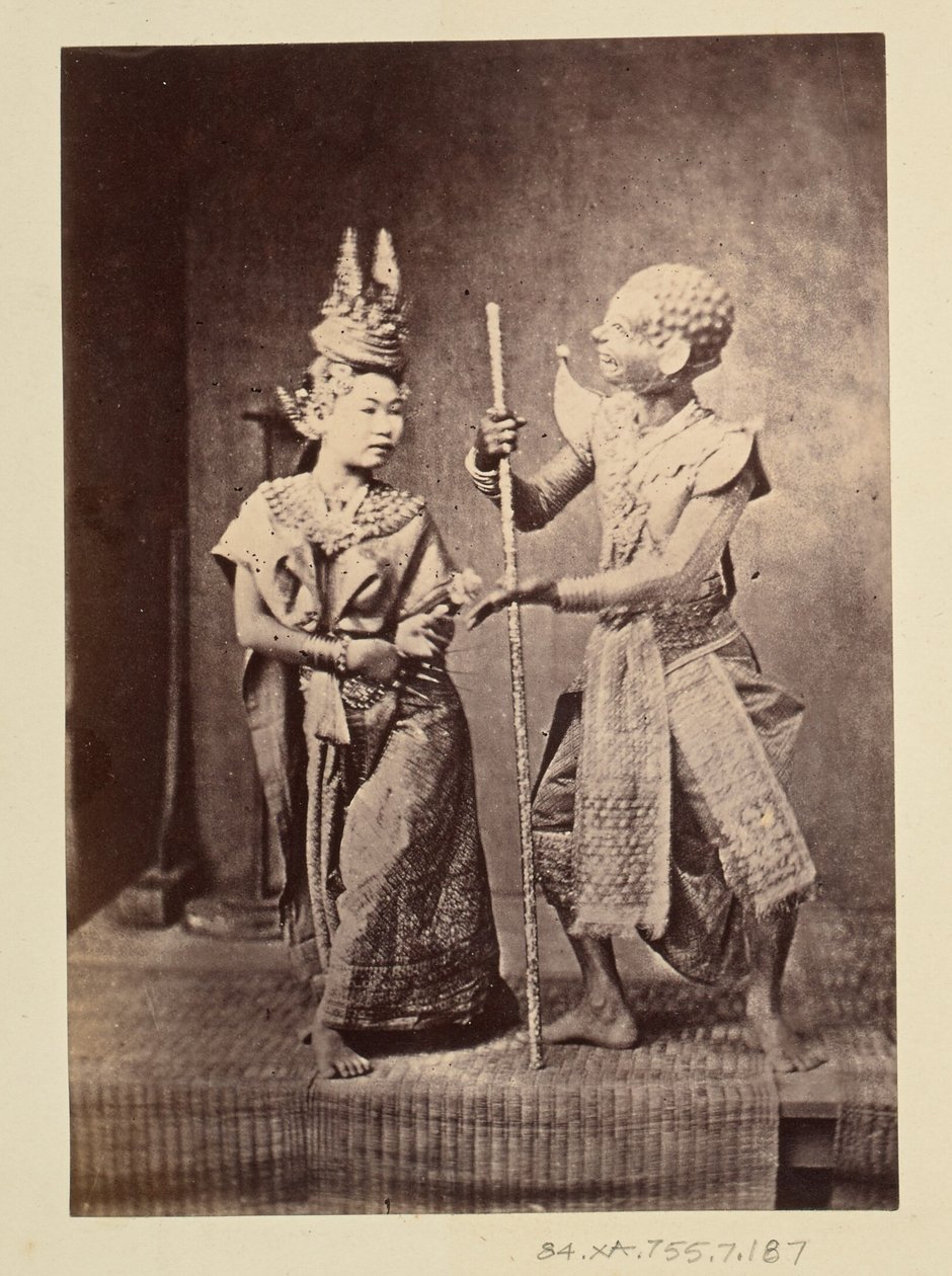 [Khon performers] de John Thomson