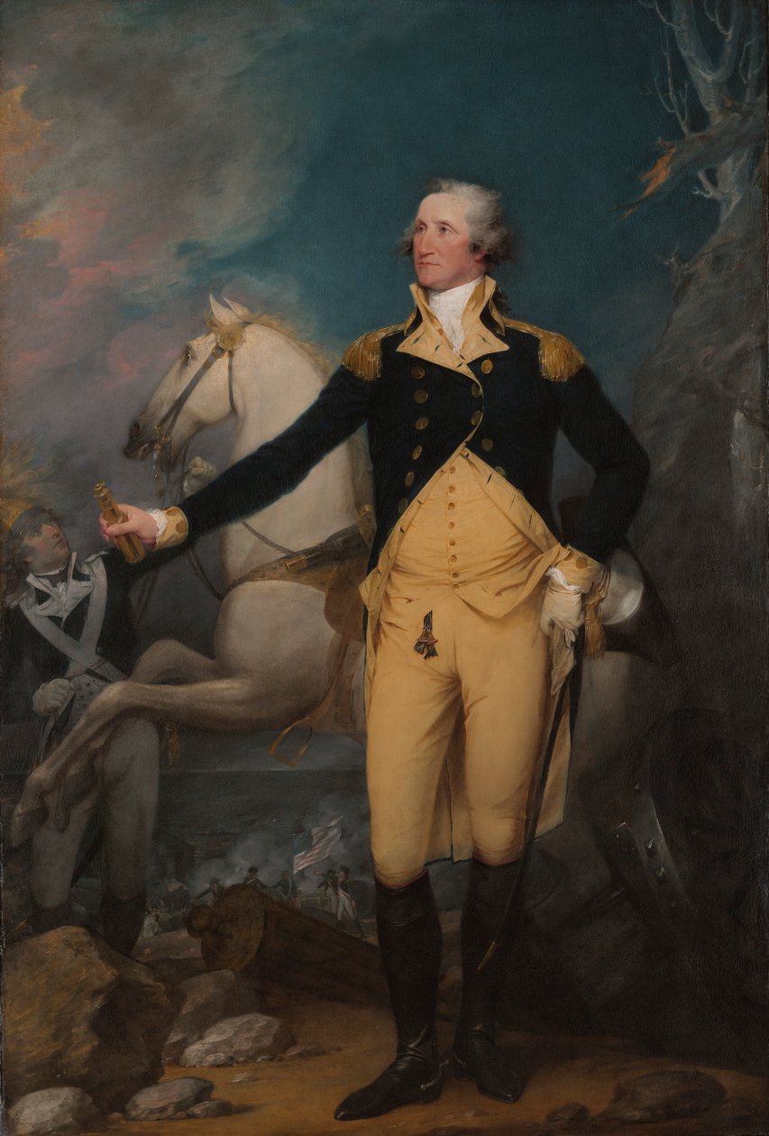 General George Washington en Trenton de John Trumbull
