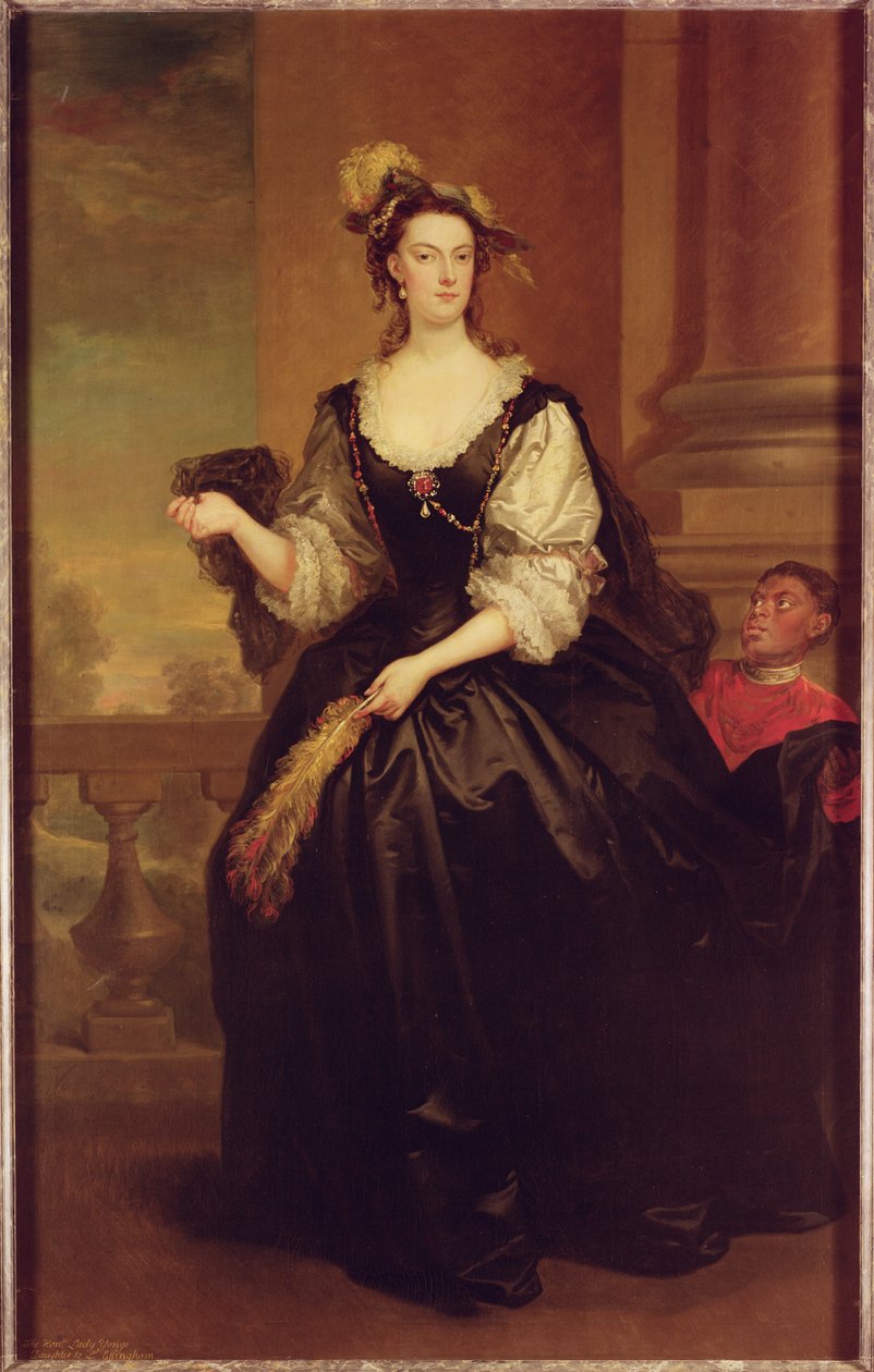Retrato de Anne Howard, Lady Yonge de John Vanderbanck