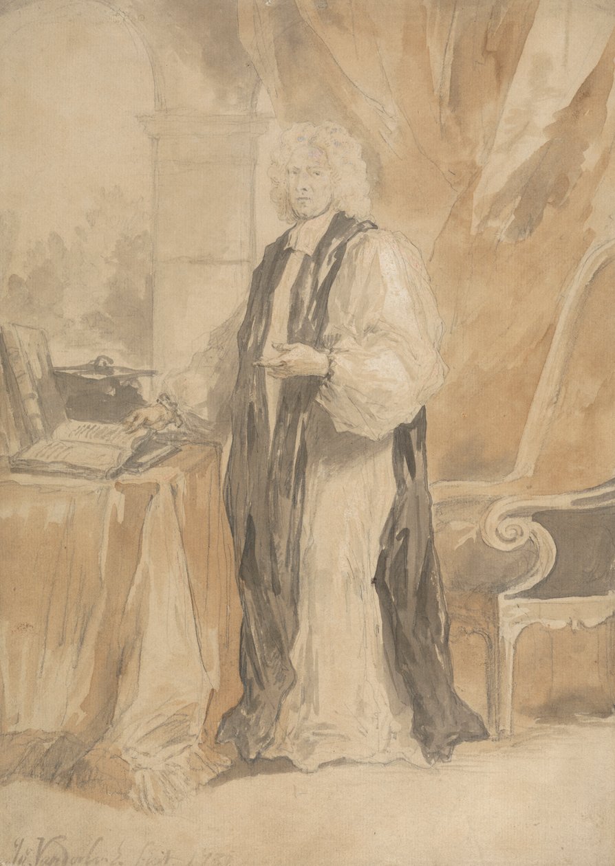 Retrato Estudio de una Divina de John Vanderbank