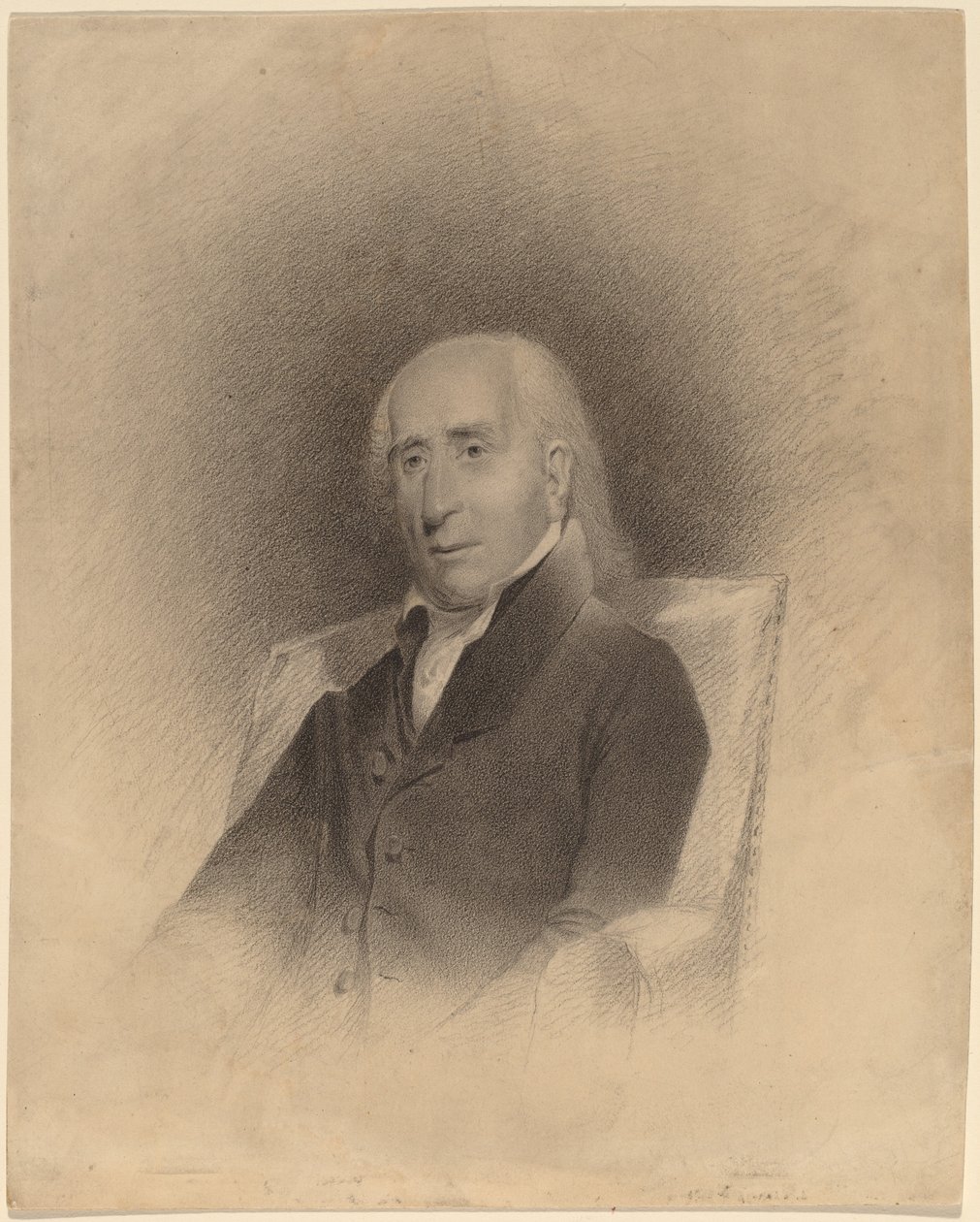 Retrato de un hombre sentado de John Vanderlyn