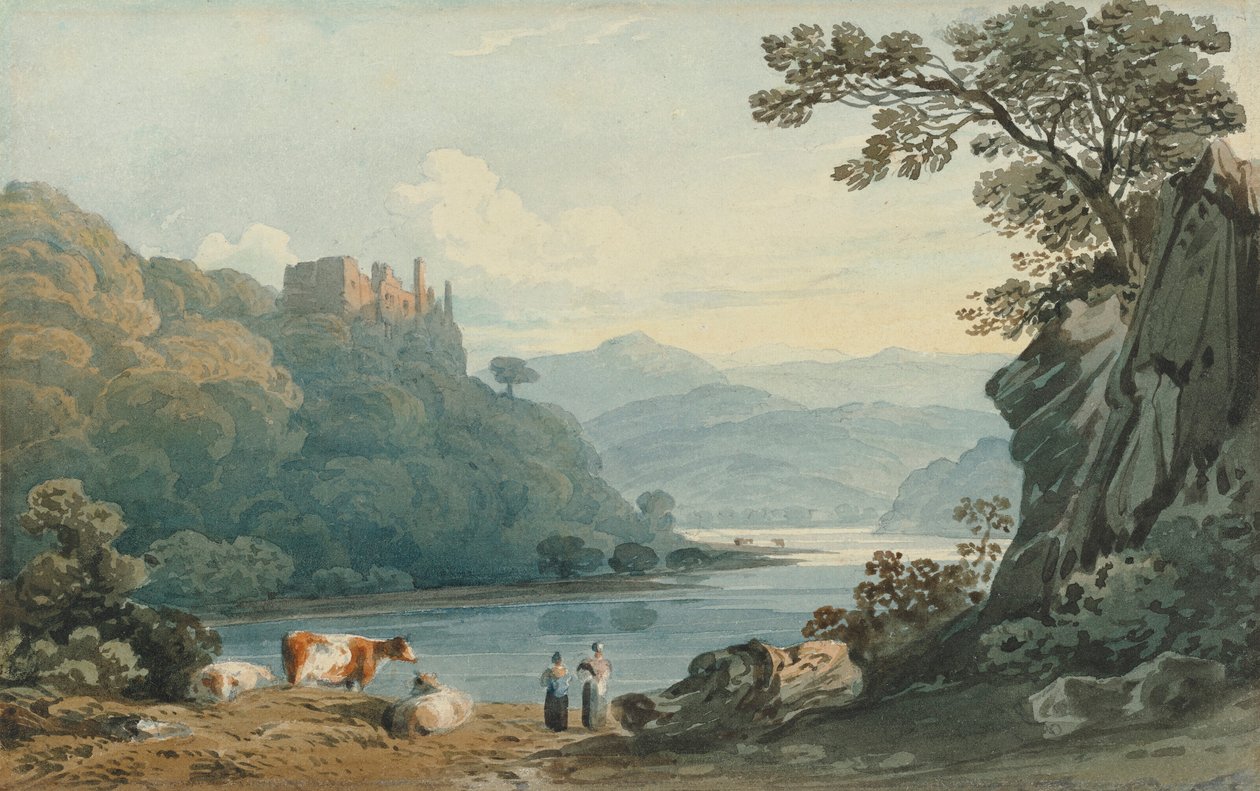 Castillo de Berry Pomeroy, Devon de John Varley