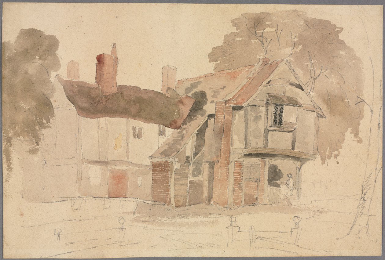 Cementerio de la Iglesia de Bray, 1807 de John Varley