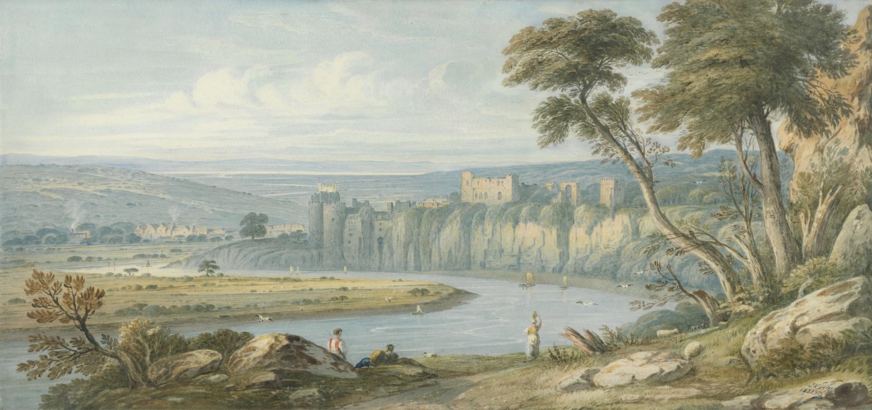 Castillo de Chepstow de John Varley