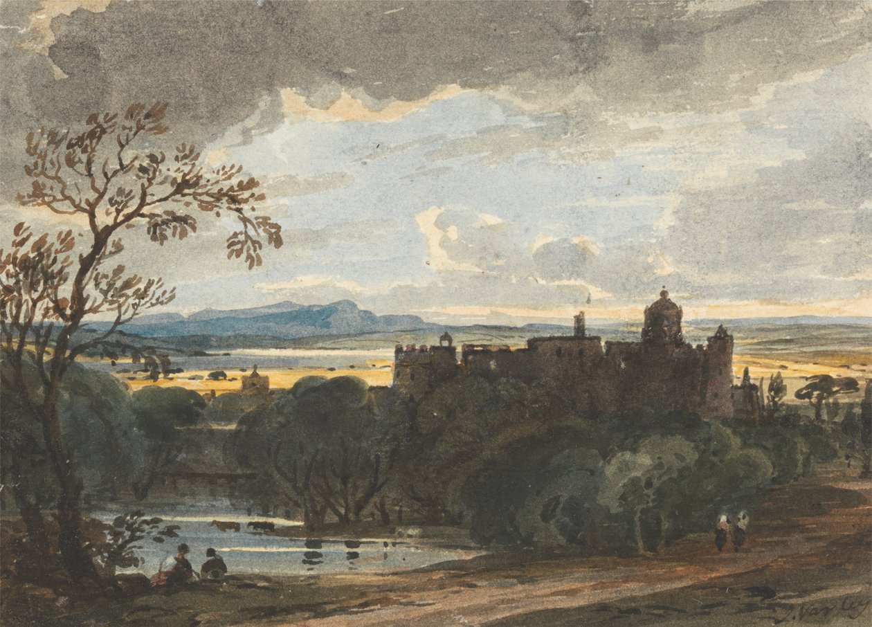 Palacio de Linlithgow de John Varley