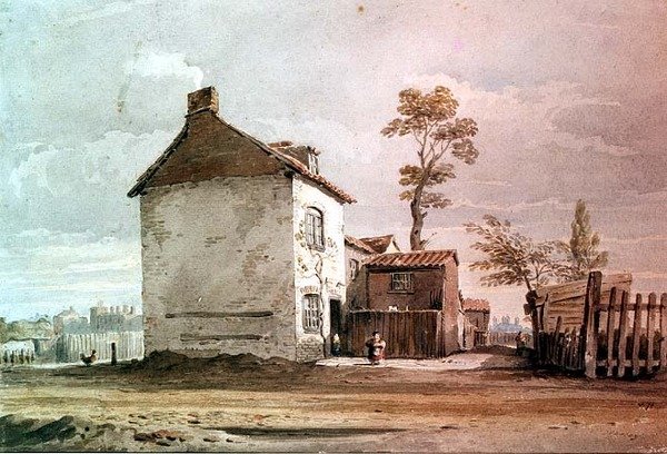 Casas de plagas, Tothill Fields de John Varley