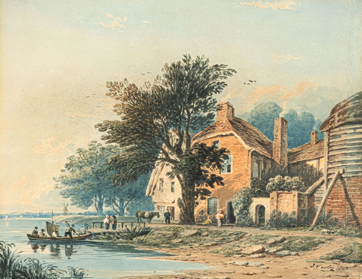 Paisaje desde Millbank de John Varley