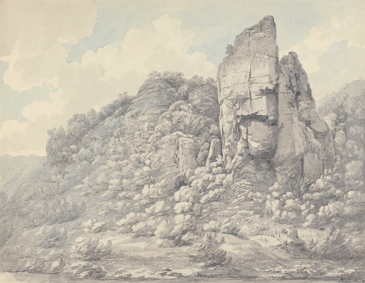 Rocas en Derbyshire de John Webber