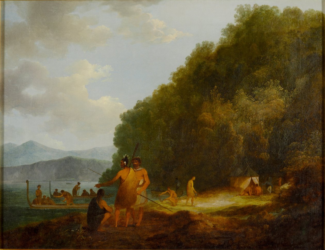 Ensenada del Barco, Queen Charlotte Sound de John Webber