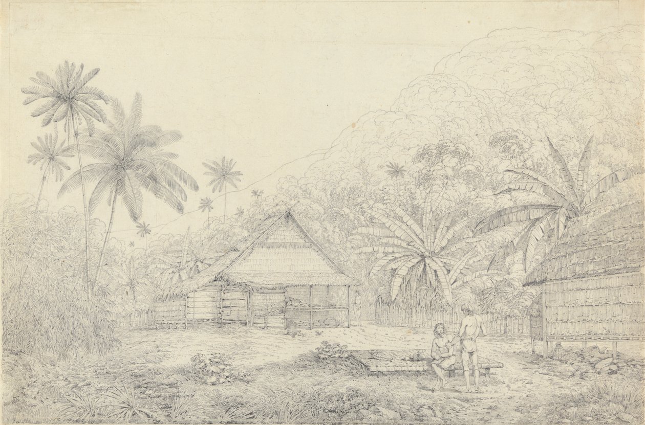 Vista en la Isla de Cracatoa de John Webber
