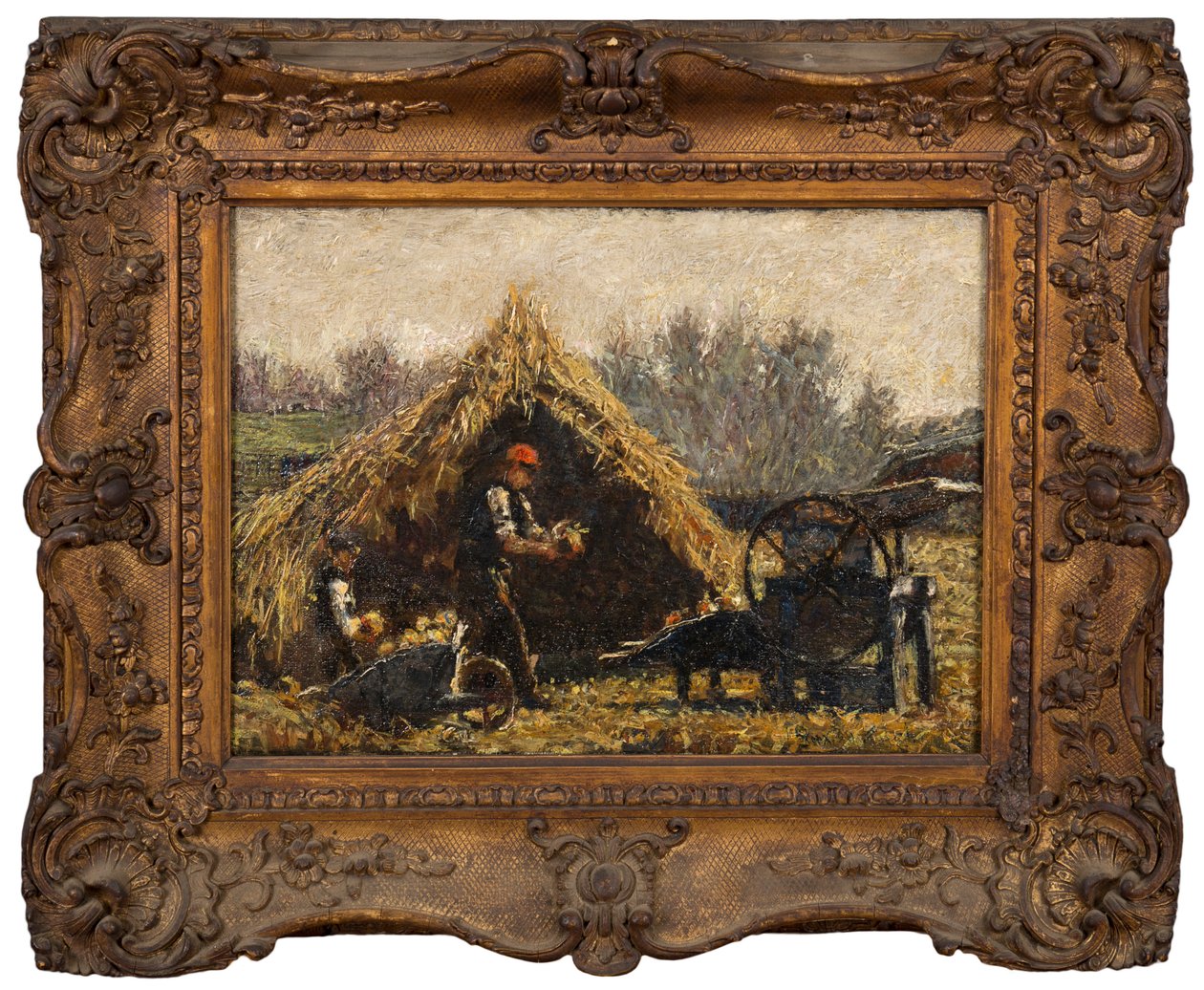 Cortando remolacha de John William Buxton Knight