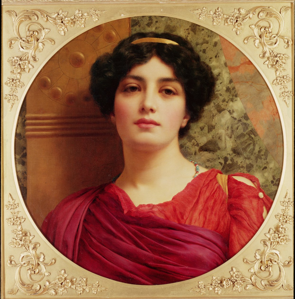 Dama clásica de John William Godward