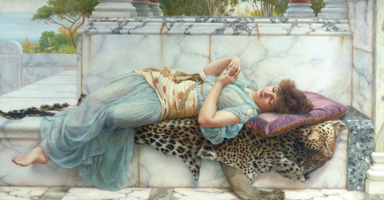 Los Prometidos de John William Godward