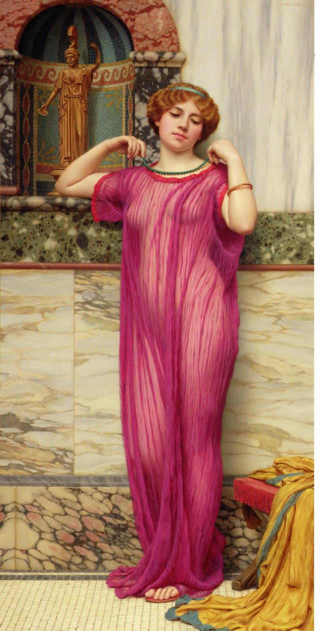 El collar, c.1900 de John William Godward