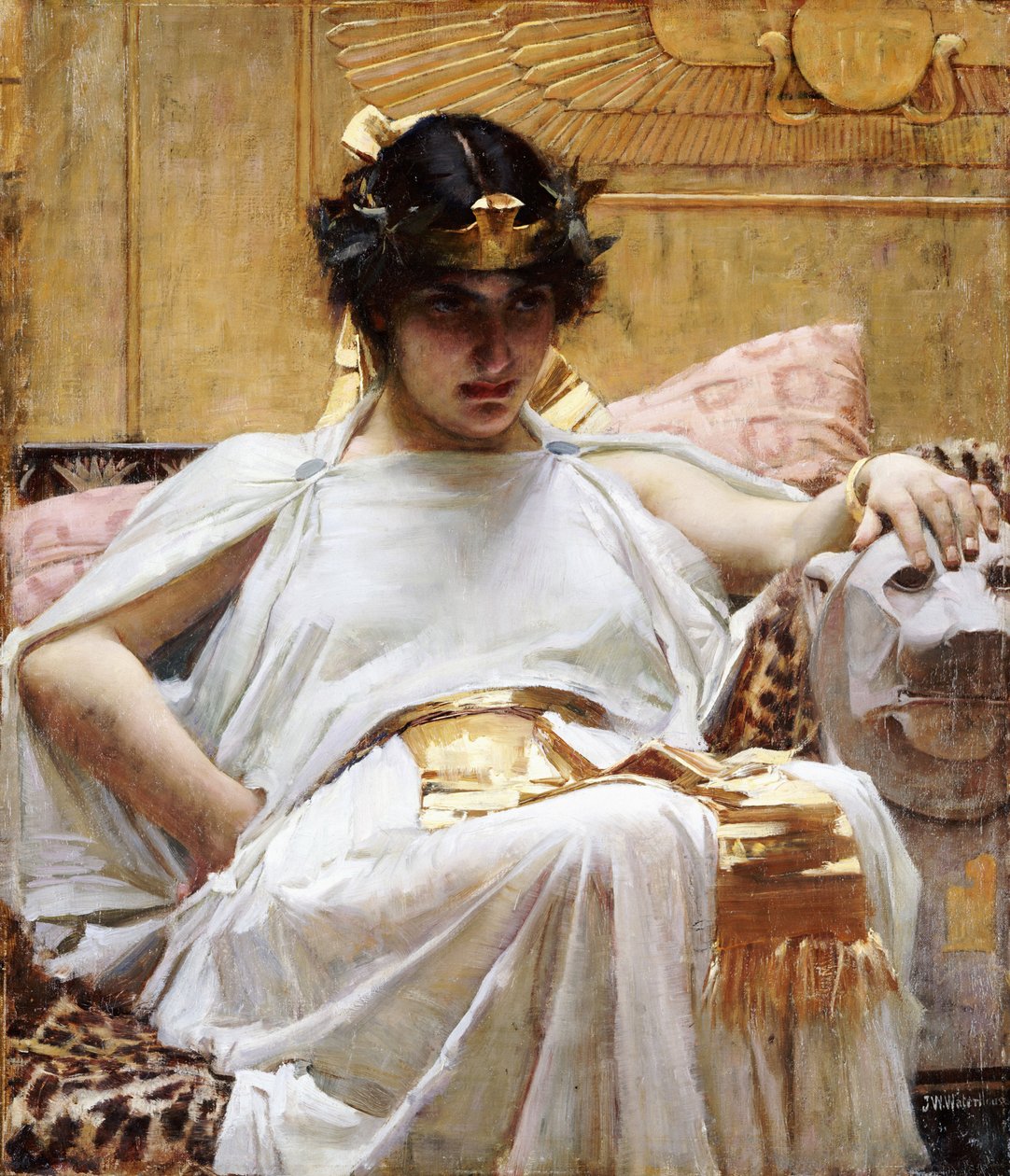 Cleopatra, c.1887 de John William Waterhouse