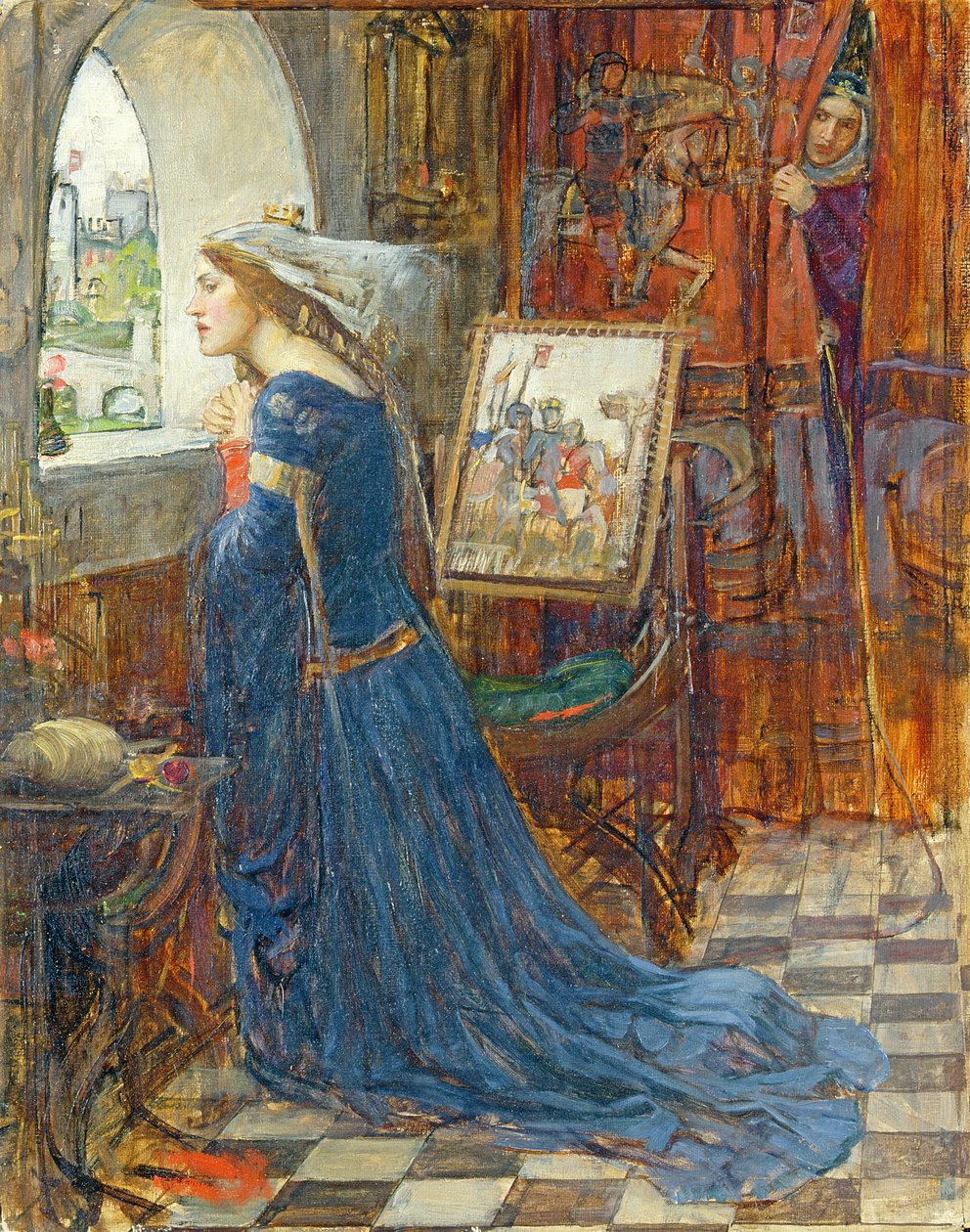 Fair Rosamund, c.1916 (óleo sobre lienzo) de John William Waterhouse