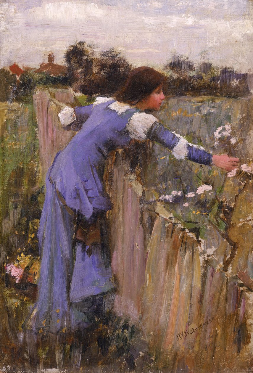 El Recolector de Flores de John William Waterhouse