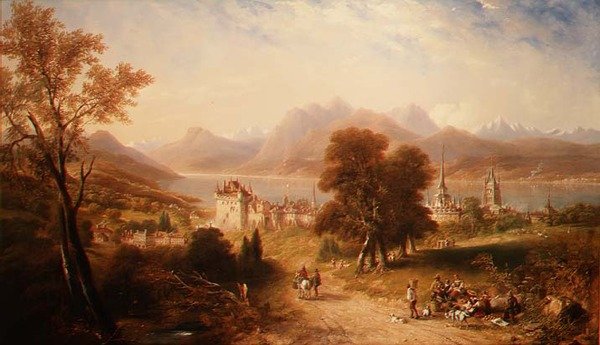 Lago Lucerna de John Wilson Carmichael