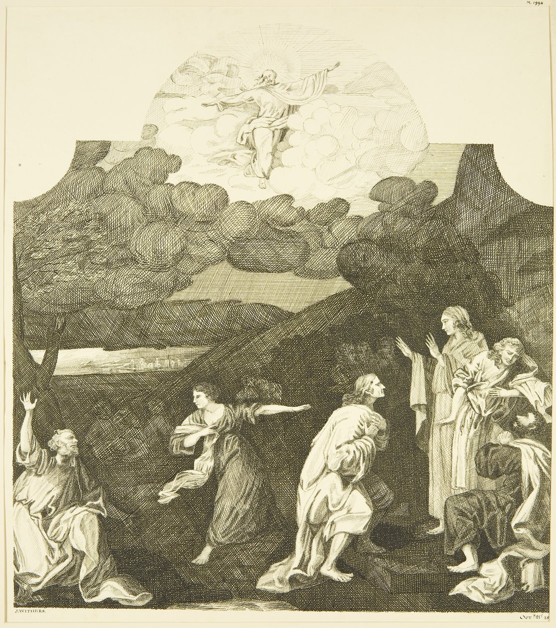 Retablo de Hogarth - La Ascensión de John Withers