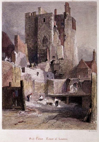 Torre de Londres: La Torre de la Sal de John Wykeham Archer