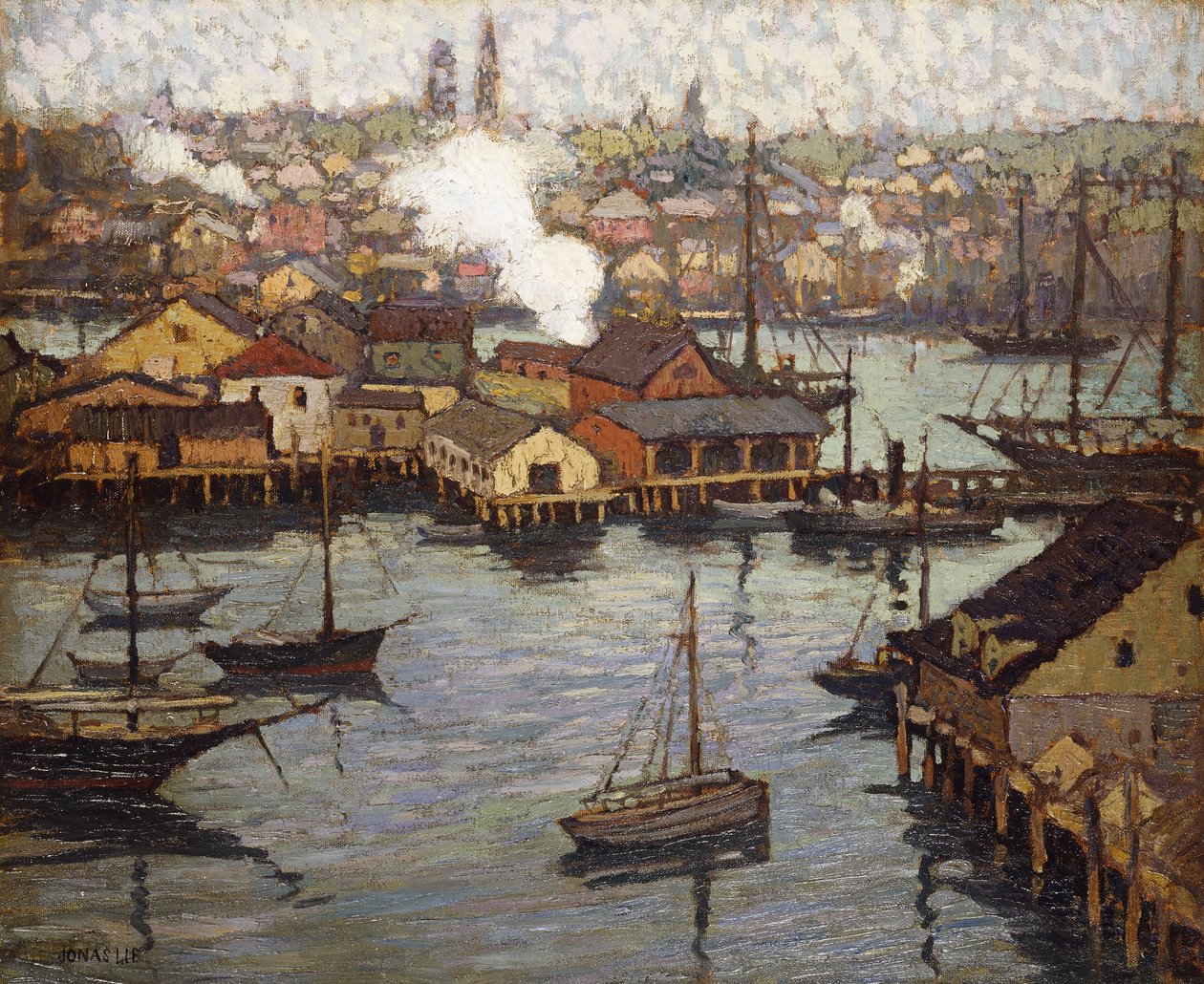 Vista desde Banner Hill, East Gloucester de Jonas Lie