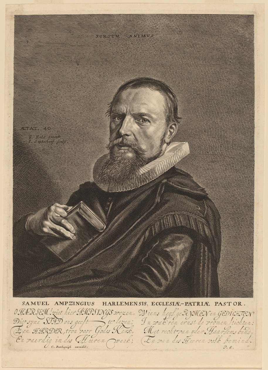 Samuel Ampzing de Jonas Suyderhoff after Frans Hals