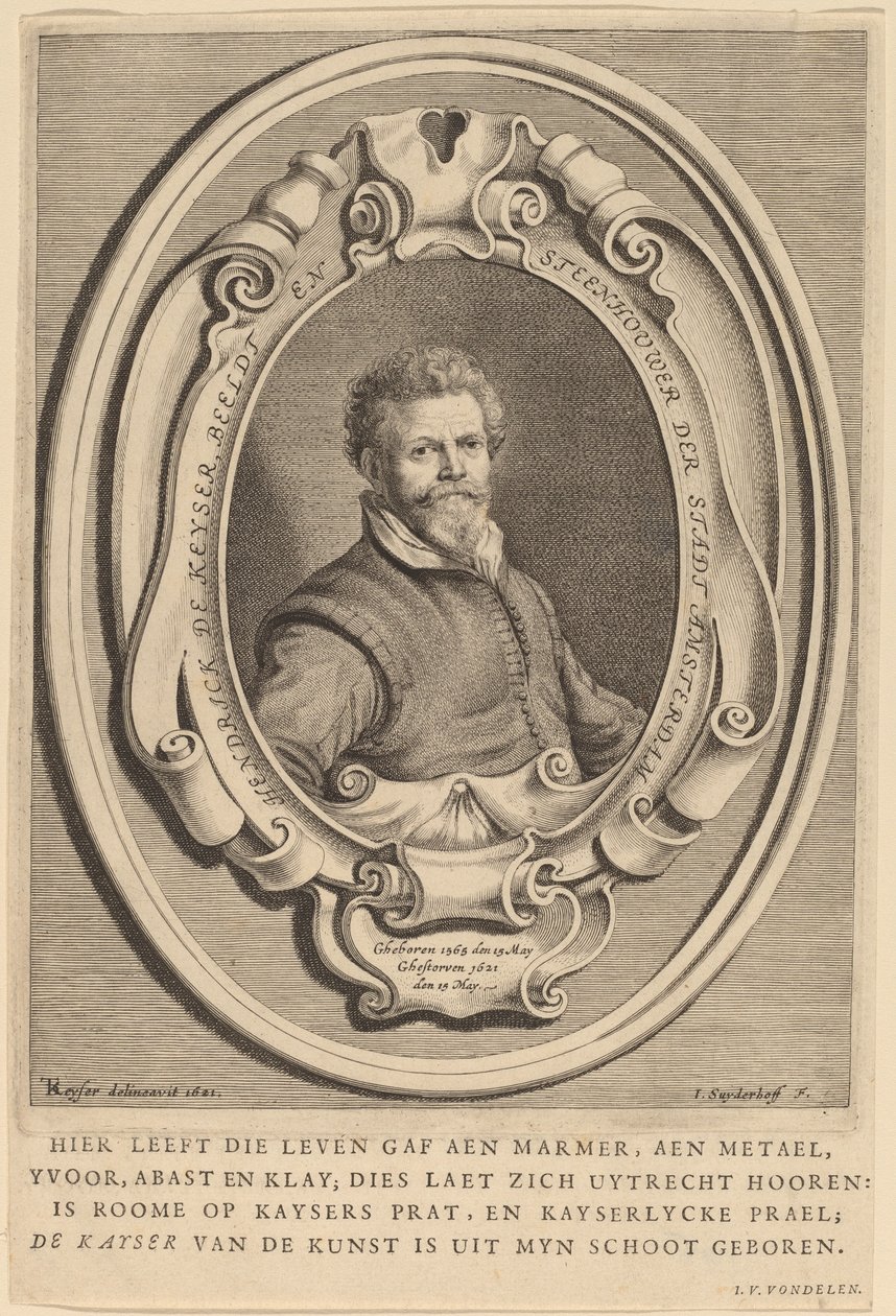 Hendrick de Keyser de Jonas Suyderhoff after Thomas de Keyser