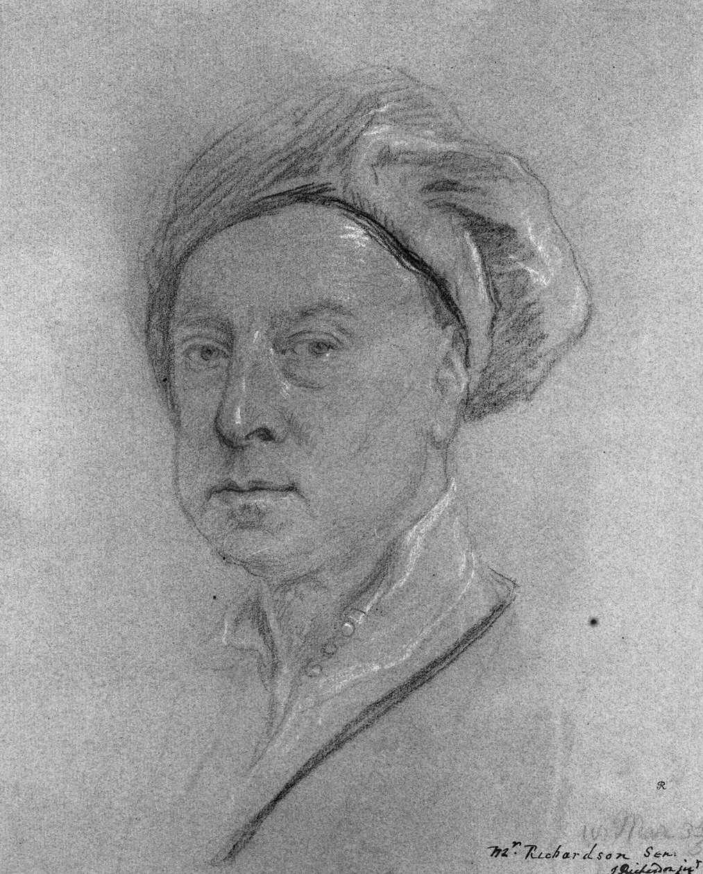 Autorretrato, 1734-35 de Jonathan Richardson