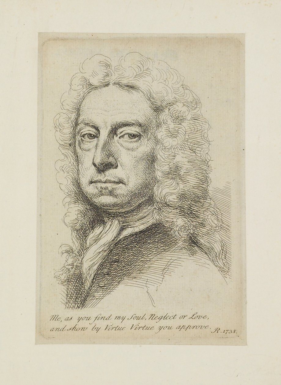 Autorretrato, 1738 de Jonathan Richardson