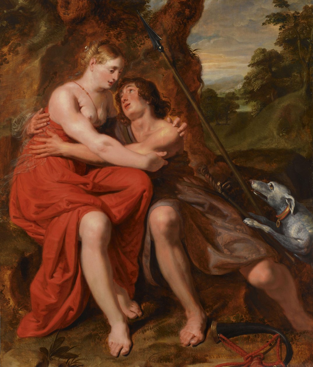 Venus y Adonis de Joos de Pape