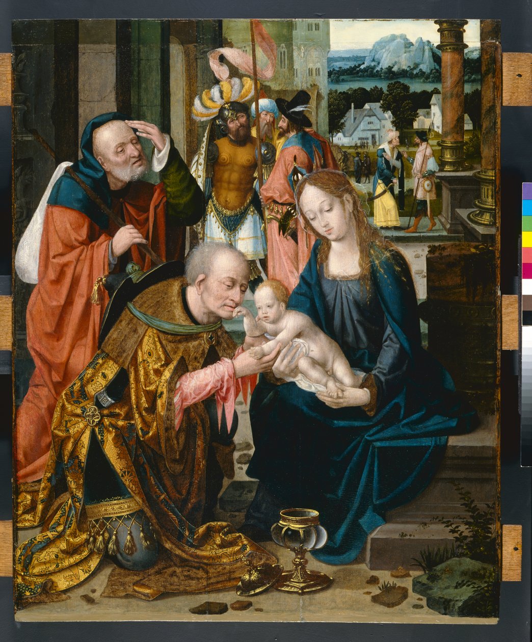 La Adoración de los Reyes de Joos van Cleve