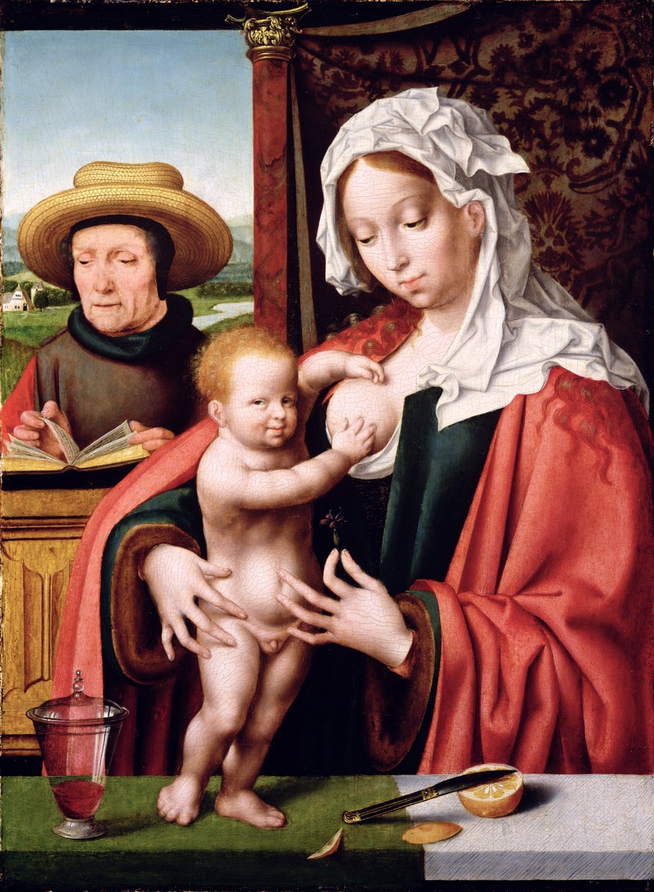 La Sagrada Familia, c.1520 de Joos van Cleve