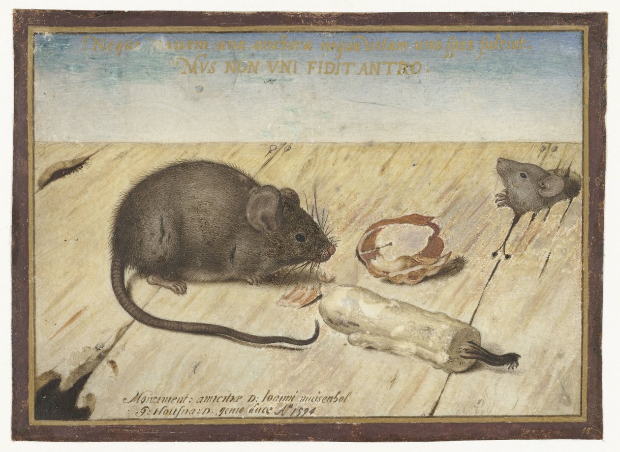 Dos ratones de Joris Hoefnagel