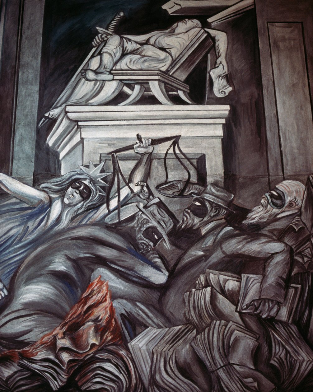 Justicia (detalle) de José Clemente Orozco